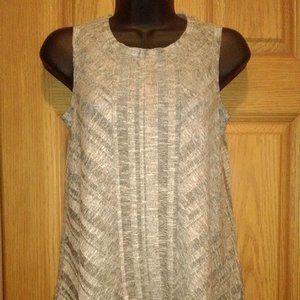 Gap Sleeveless Rib Knit Trapeze Top Sz XS EUC!